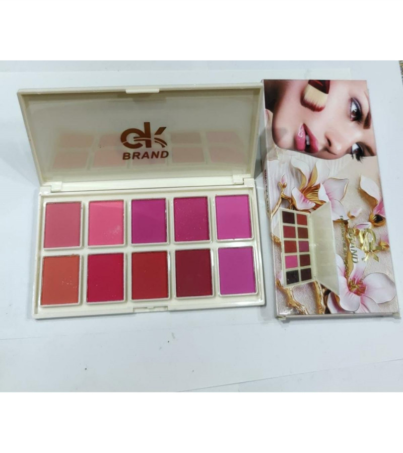 10 Colour Blusher On Kit