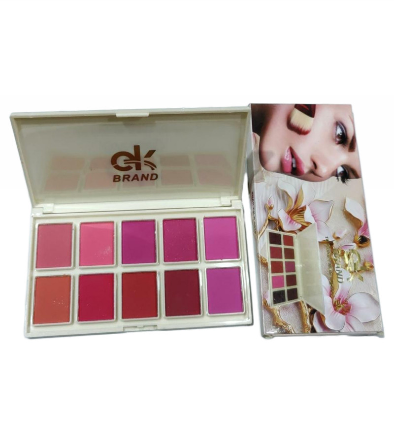 10 Colour Blusher On Kit