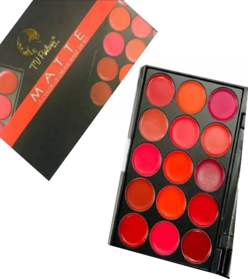 15 Colour Matte Lipstick Pallet