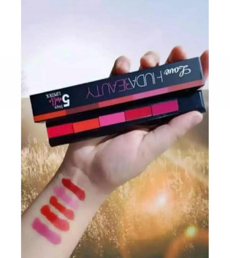 5 In 1 Matte Lipstick  Pack of 1