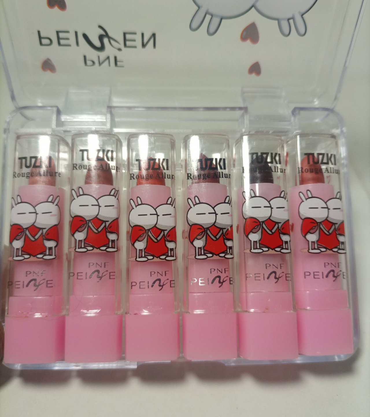 BEAUTIFUL POCKET SIZE LIPSTICK PACK OF 6 WITH BOX