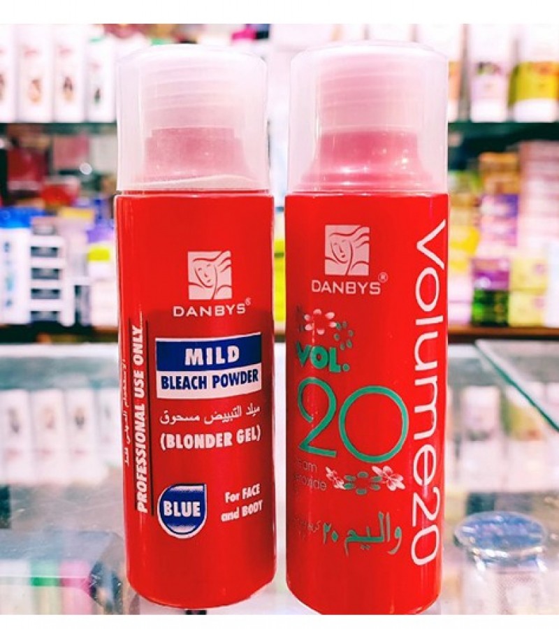 DANBYS Mild Bleach Powder and Vol. 20 Cream for Face and Body