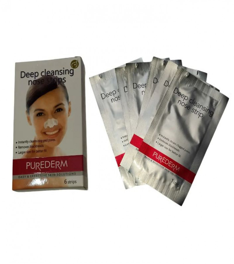deep cleaning nose strips 6in 1 pack