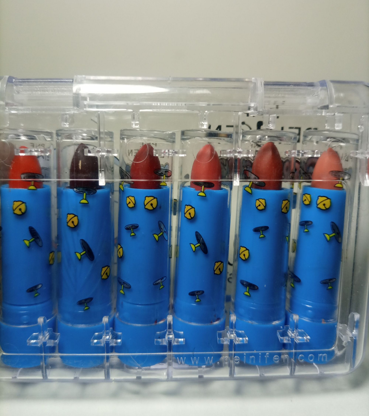 Doraemon sweet kiss lipstick pack of 6 with box