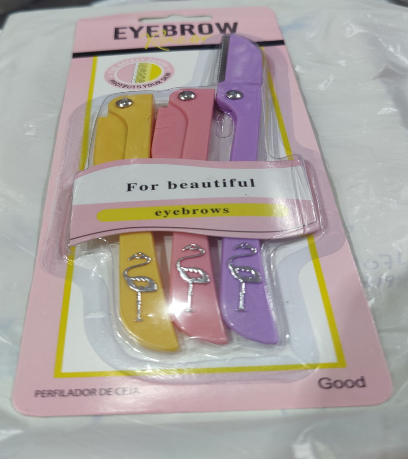 EYEBROW RAZOR PARK OF 3