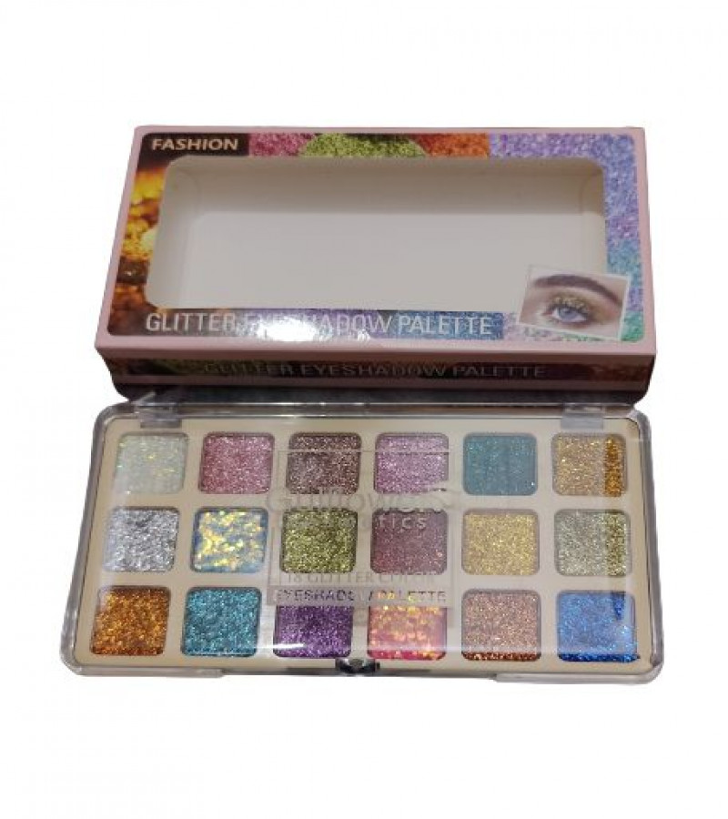 Eyeshadow Glitter Palette 18 Colour Beautiful