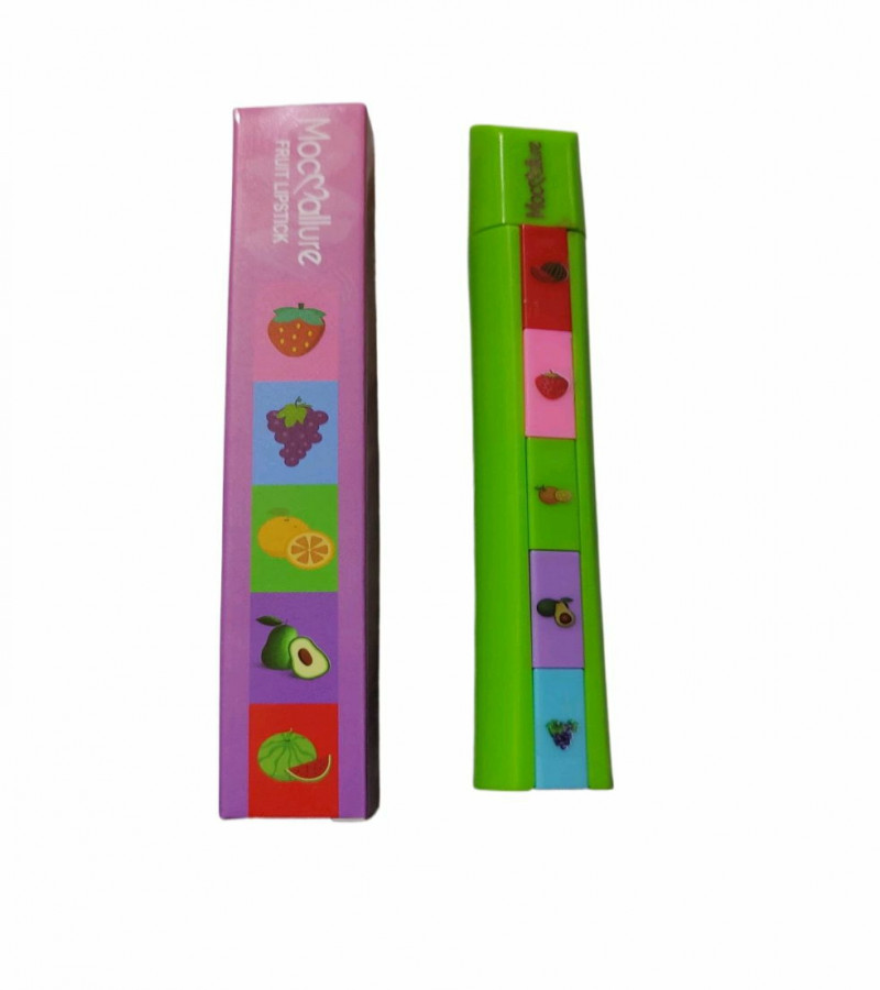Fruity Bliss 5-in-1 Lip Balm Fruit Lipstick for Nourished and Vibrant Lips