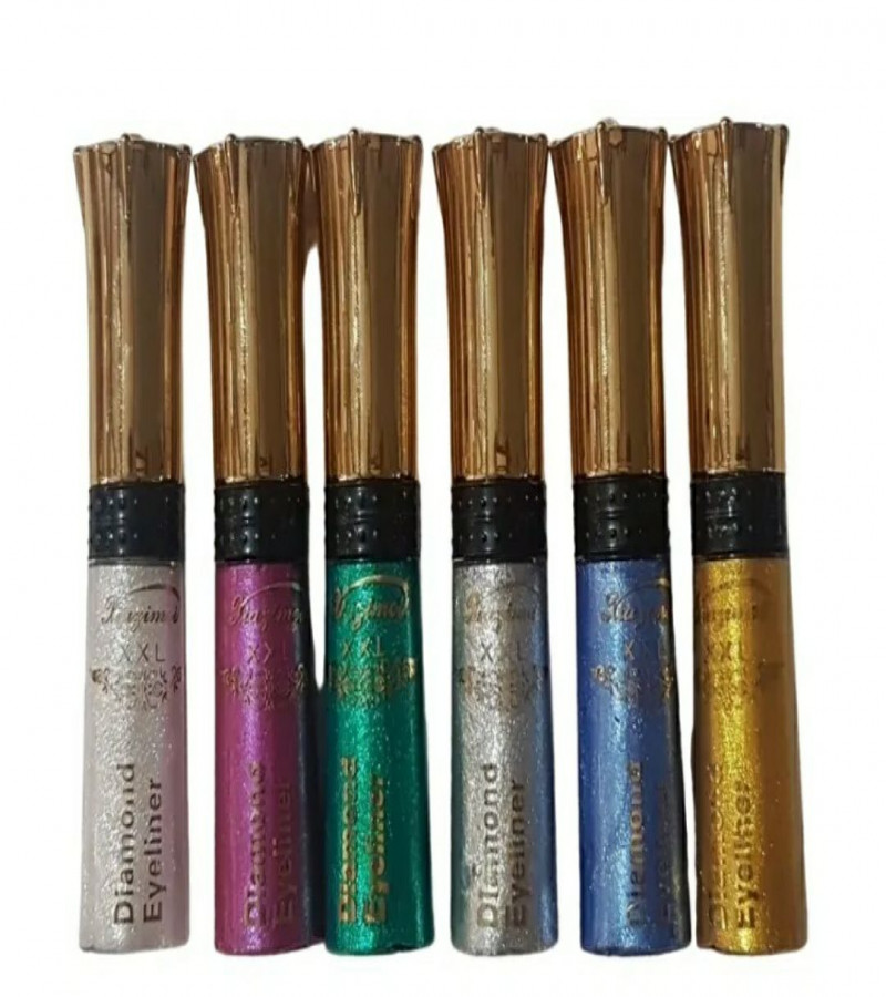 Glitter Eyeliner Beautiful Colour Pack Of 6