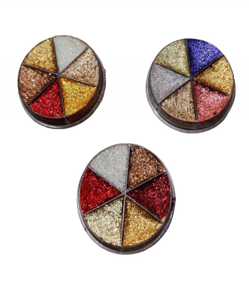 Glitter eyeshadow beautiful pack of 6