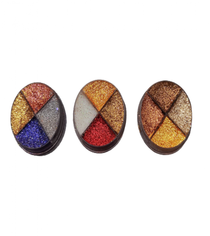 Glitter eyeshadows pack of 3