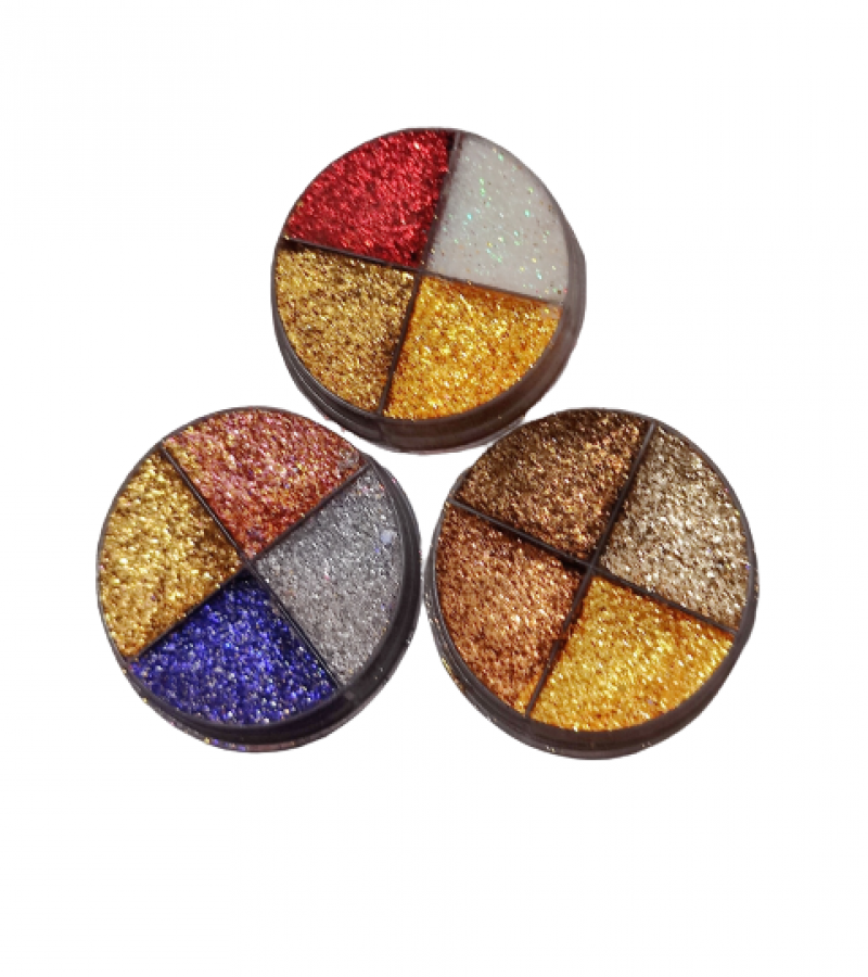 Glitter eyeshadows pack of 3