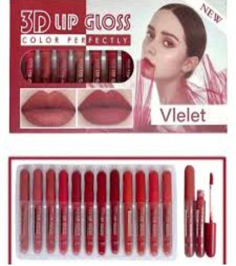 Lustrous Plump Beauty 3D Lips Gloss Collection 12 Shades of Enchanting Glamous