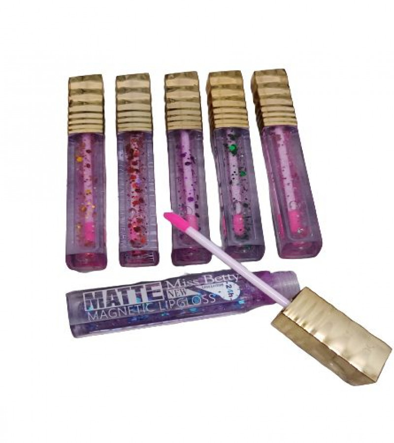 Magnetic Charm Pack of 6 Magnetic Lip Glosses for Stunning and Lasting Shine