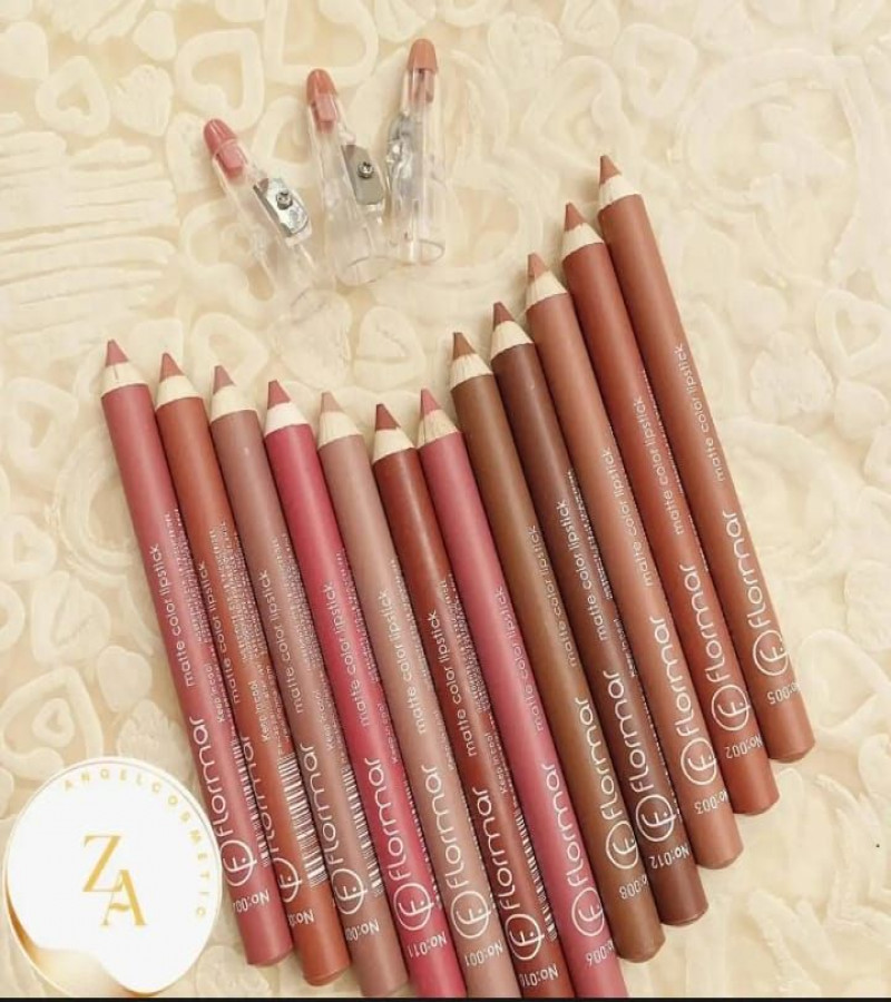 MATTE LIPSTICK PENCILS PACK OF 12