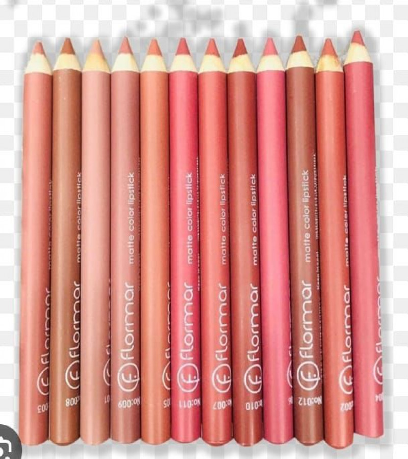 MATTE LIPSTICK PENCILS PACK OF 12