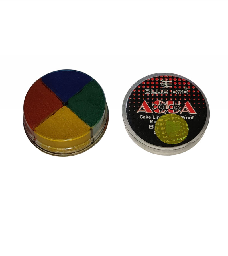 Multicolor cake eyeliner 4 in1 ,matte finishing