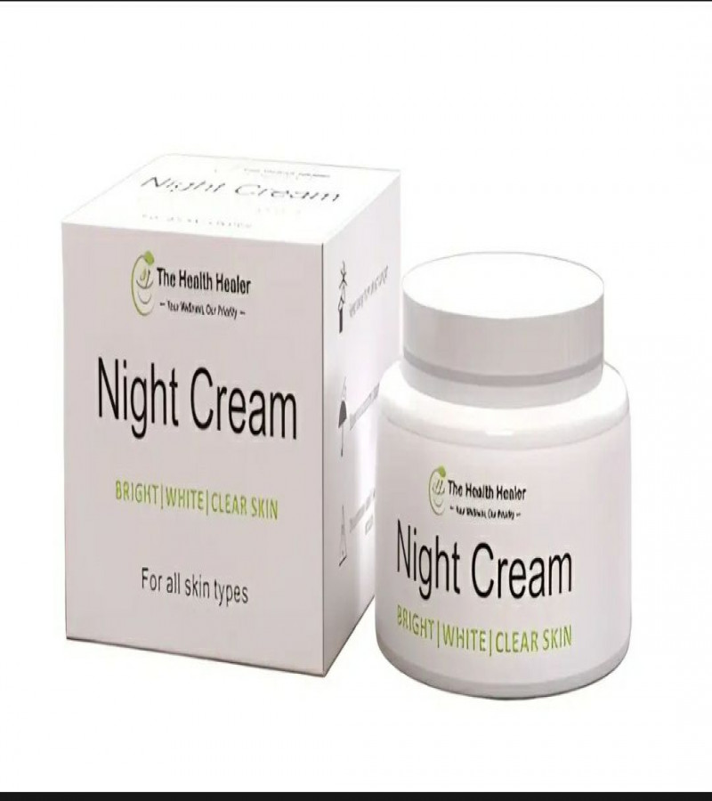 Night cream the healty healer extreme strong whitening and aging..