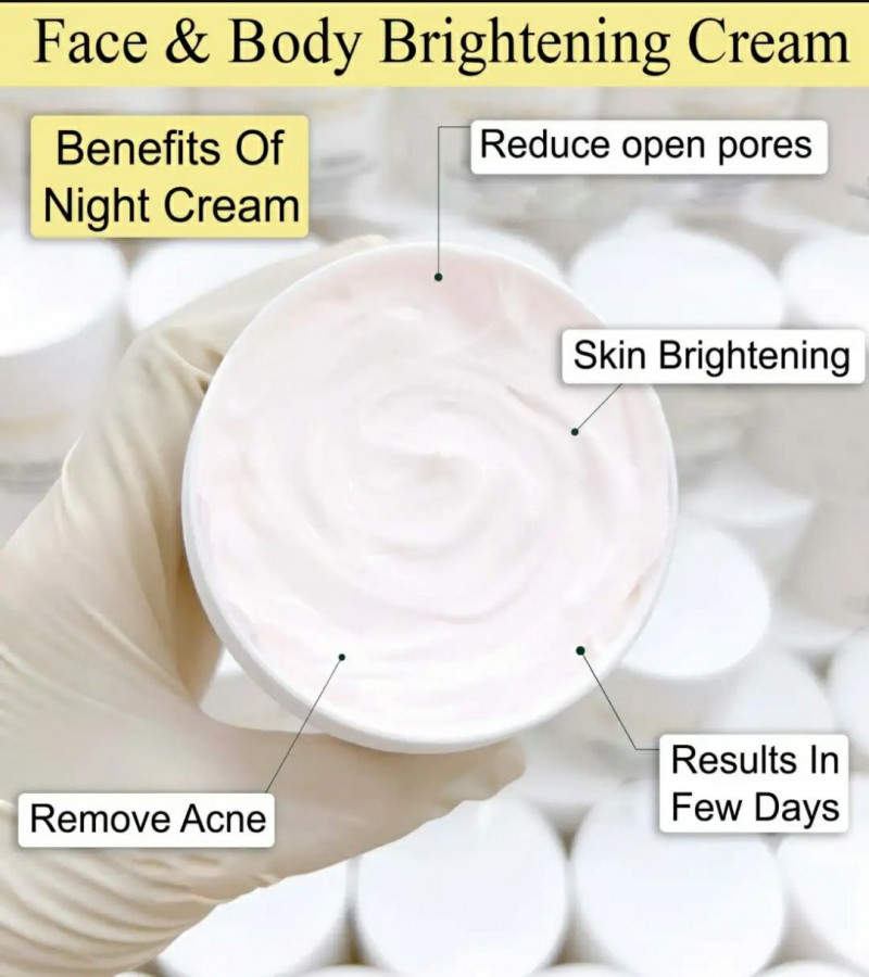 Night cream the healty healer extreme strong whitening and aging..