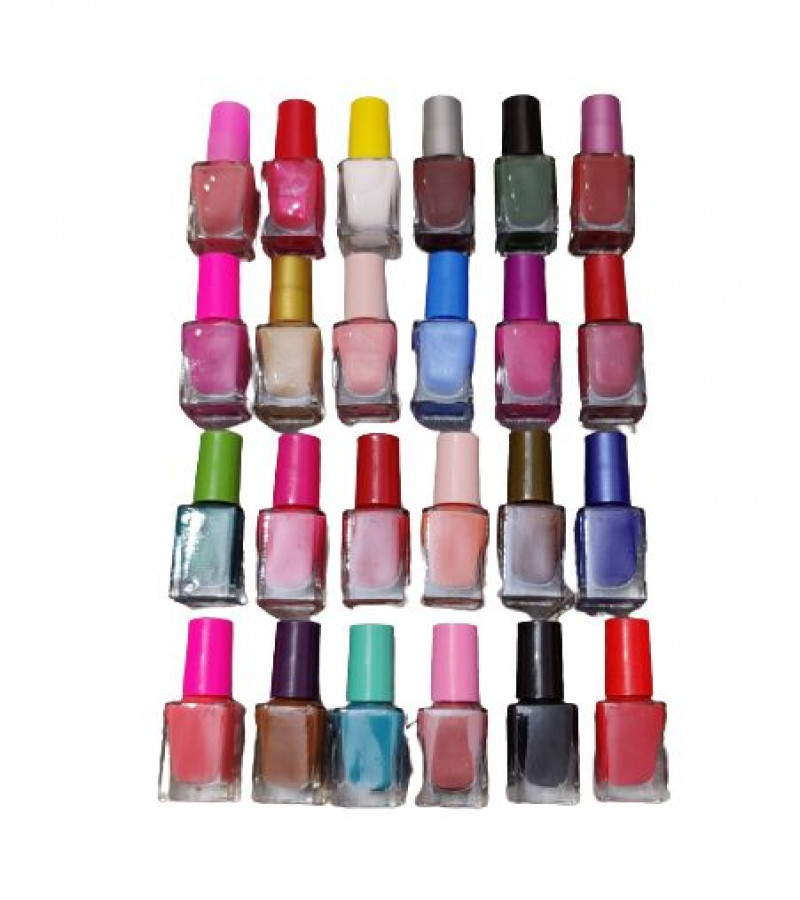 PEEL OF NAIL PAINT BEAUTIFUL COLOUR PACK OF 12