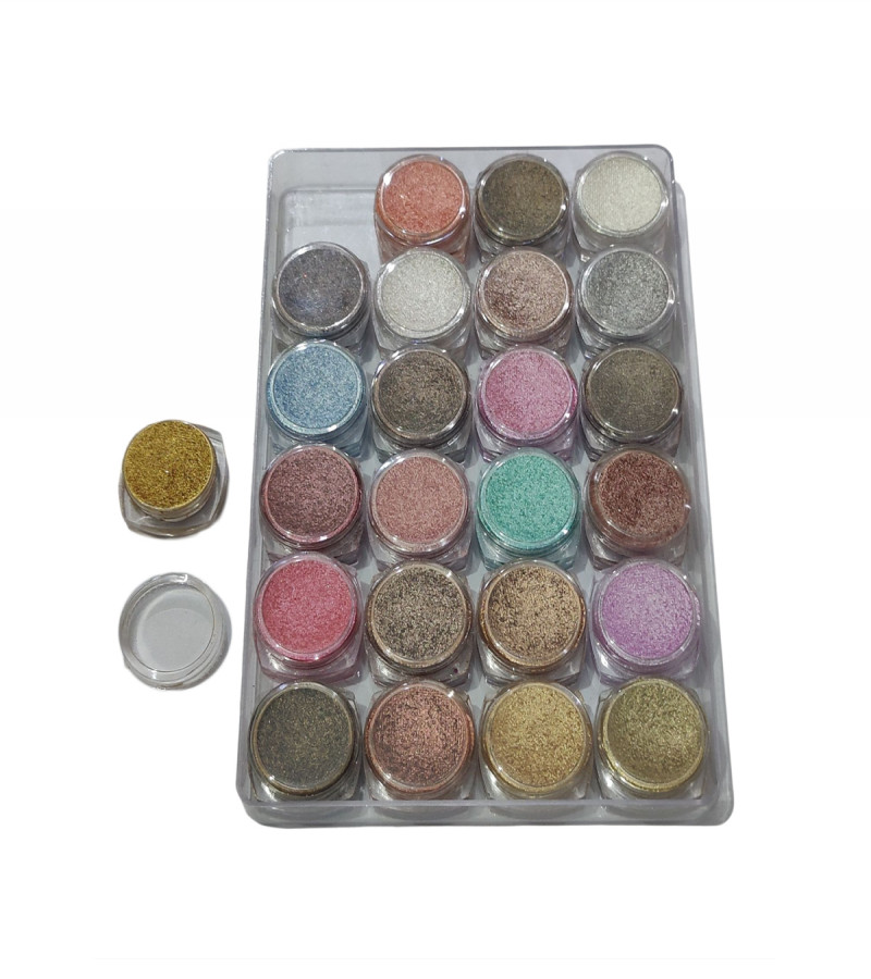 Pressed Creamy And Shimmery Eyeshadows Pack of 24
