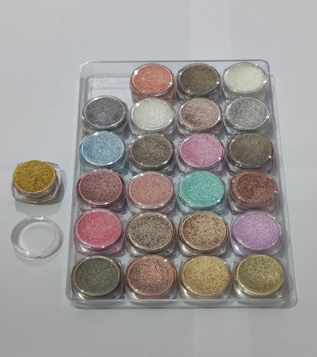 Pressed Creamy And Shimmery Eyeshadows Pack of 24