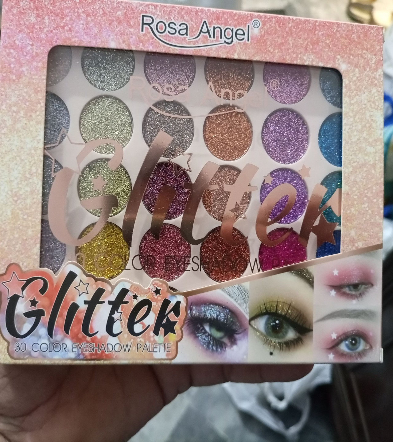 Radiant Sparkles 30 Beautiful Colors Glitter Eyeshadow Palette for Mesmerizing Eye Looks