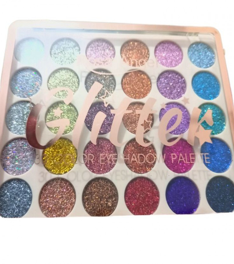 Radiant Sparkles 30 Beautiful Colors Glitter Eyeshadow Palette for Mesmerizing Eye Looks