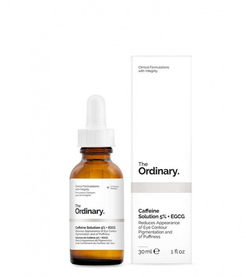 The Ordinary 5% Caffenie + EGCG Eye Serum Eliminate Best Eye Cream for Wrinkles Dark Circle Puffines