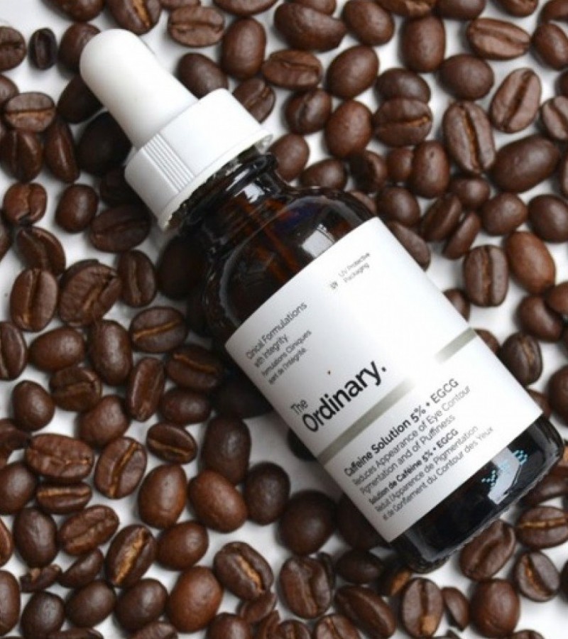 The Ordinary 5% Caffenie + EGCG Eye Serum Eliminate Best Eye Cream for Wrinkles Dark Circle Puffines