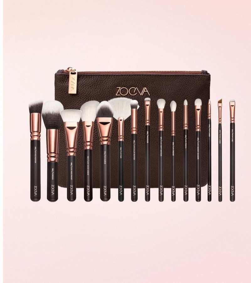 Zoeva Makeup Brush Set For Woman Pack of 15 Makeup Brushes
